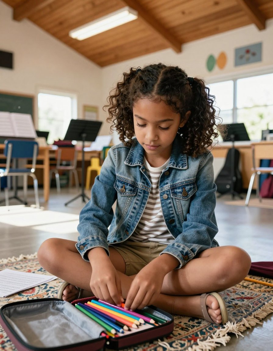 Back to School Style: Denim Jacket & Stripes