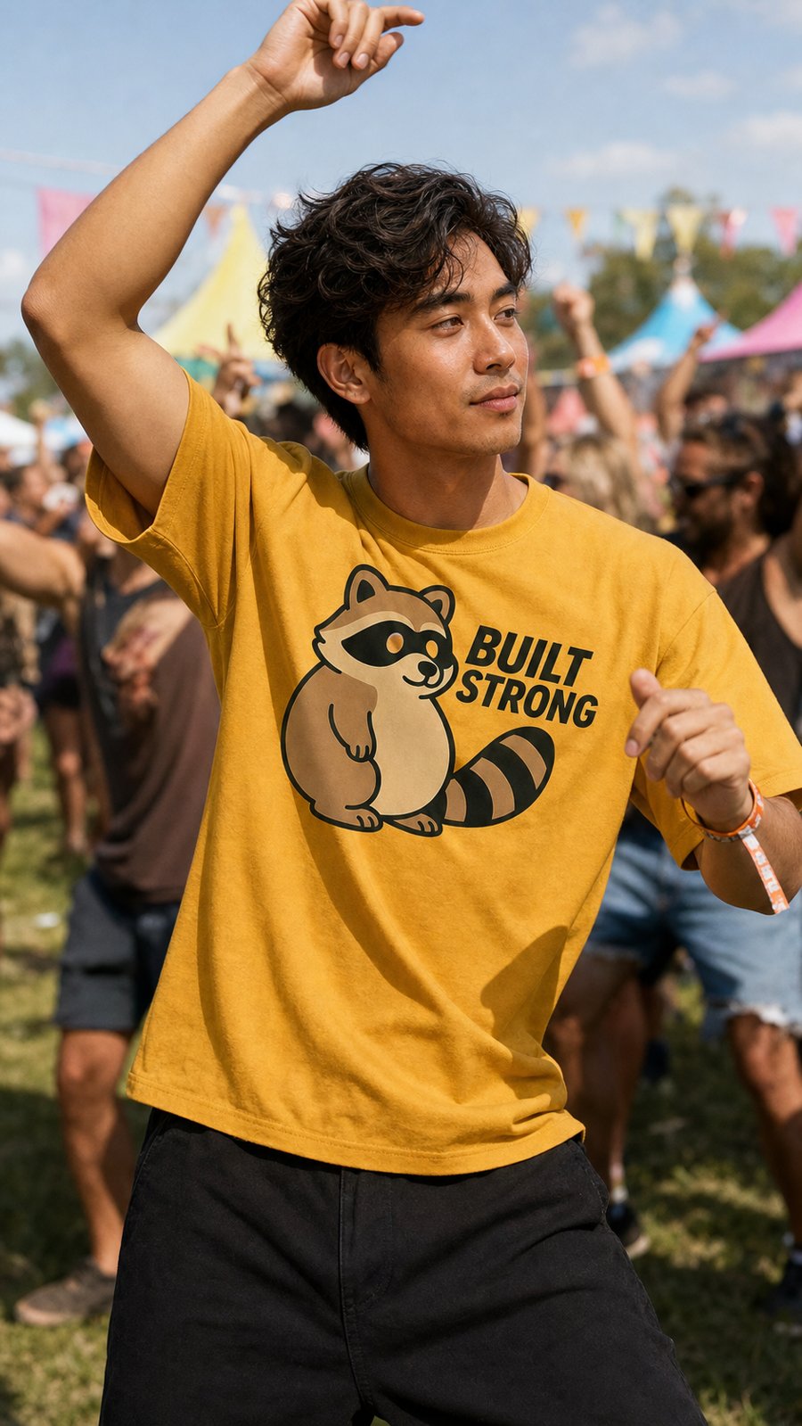Does this Jimoty... NO. Jimothy tee actually make you feel Built Strong?