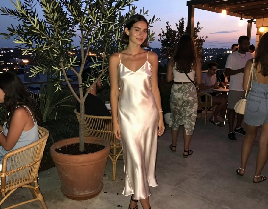slip dress weather has arrived