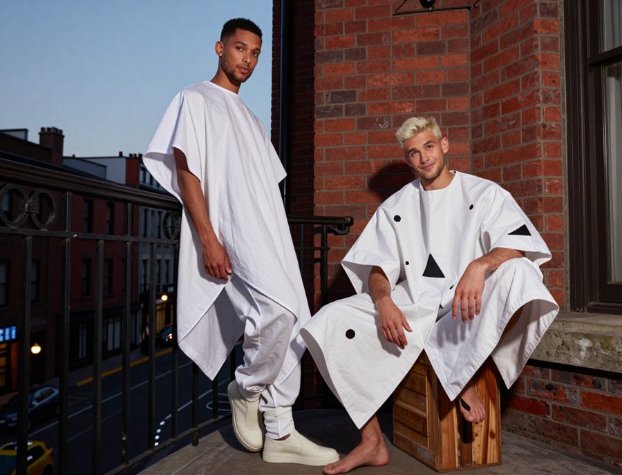 this oversized tunic is actually serving
