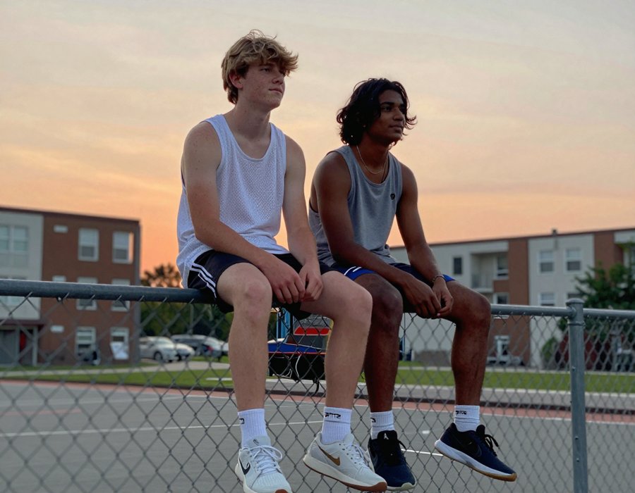 Clean White Tank and Sneakers for Summer