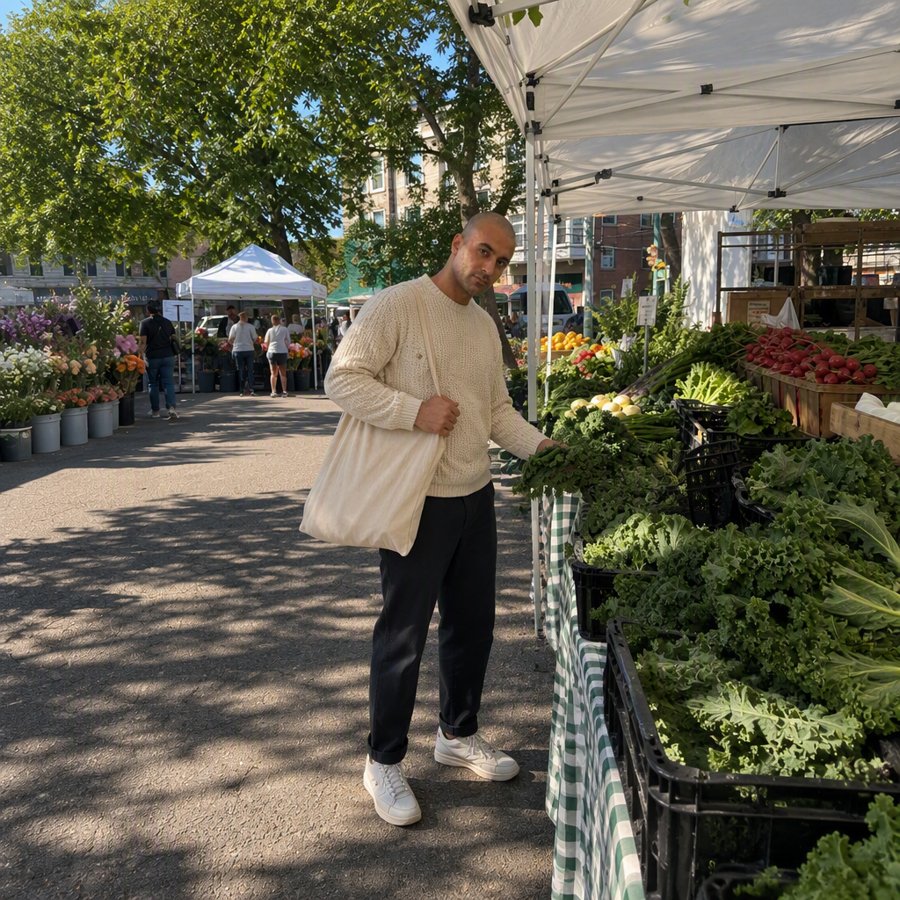 Tuesday morning produce run requires zero ironing time