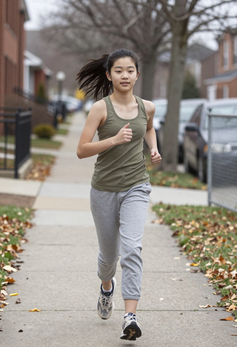 this olive tank is the quiet upgrade my run fit needed