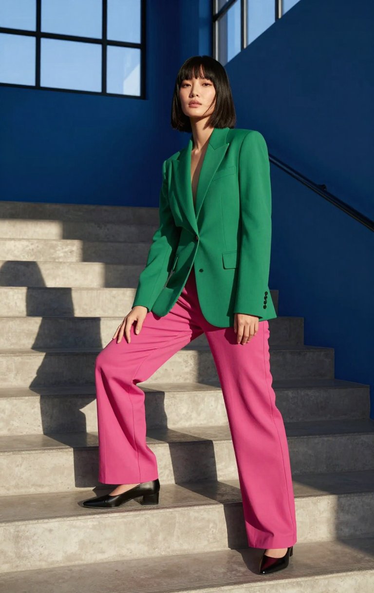 that green blazer is just screaming