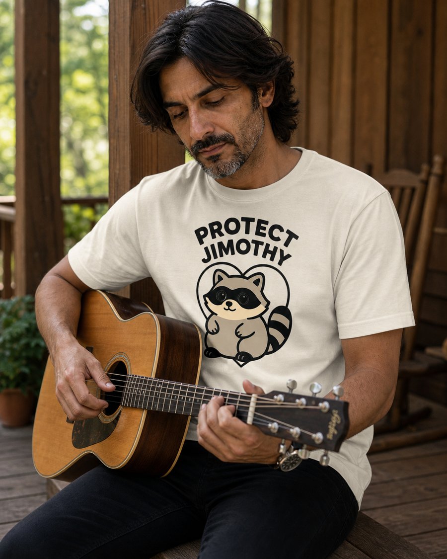 Need this tee featuring Jimothy with the 'PROTECT JIMOTHY' slogan ASAP!