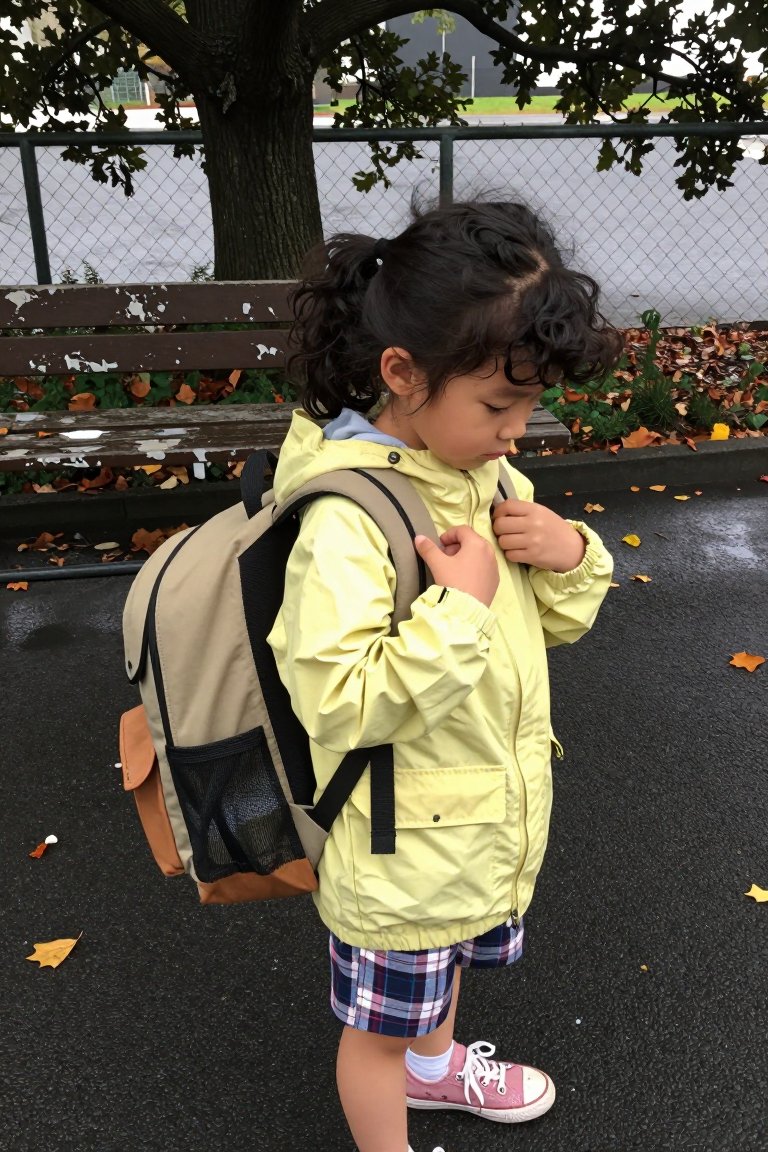Ready for Fall School Runs in This Bright Yellow Coat