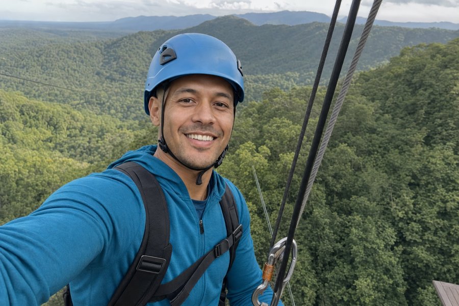 that matching blue gear is actually a win