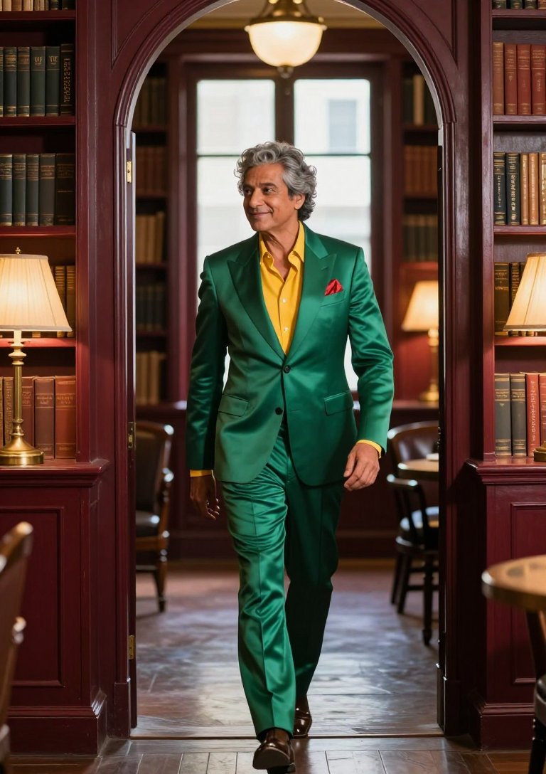 that emerald suit is everything