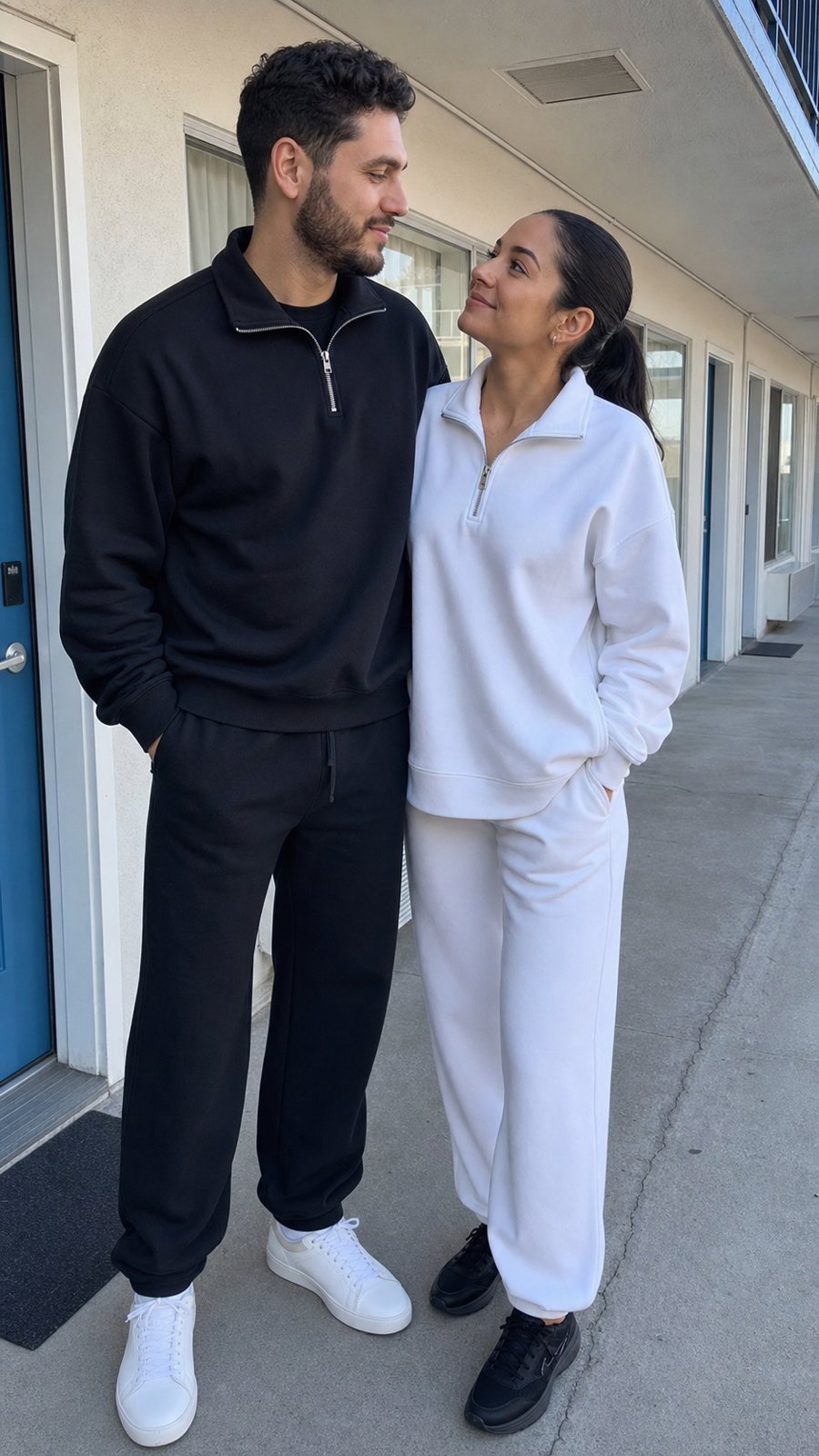 our matching sweatsuit era just officially started