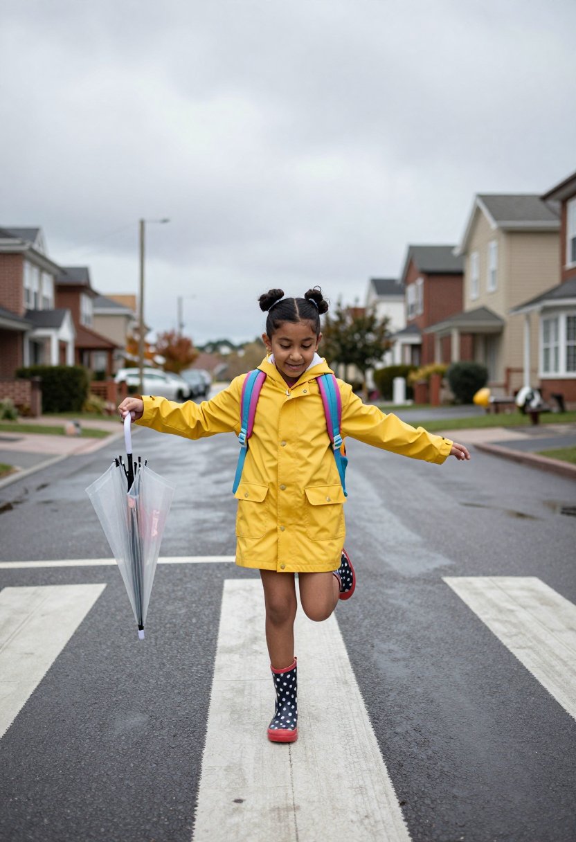 Why This Yellow Raincoat Is the Ultimate School Run Essential