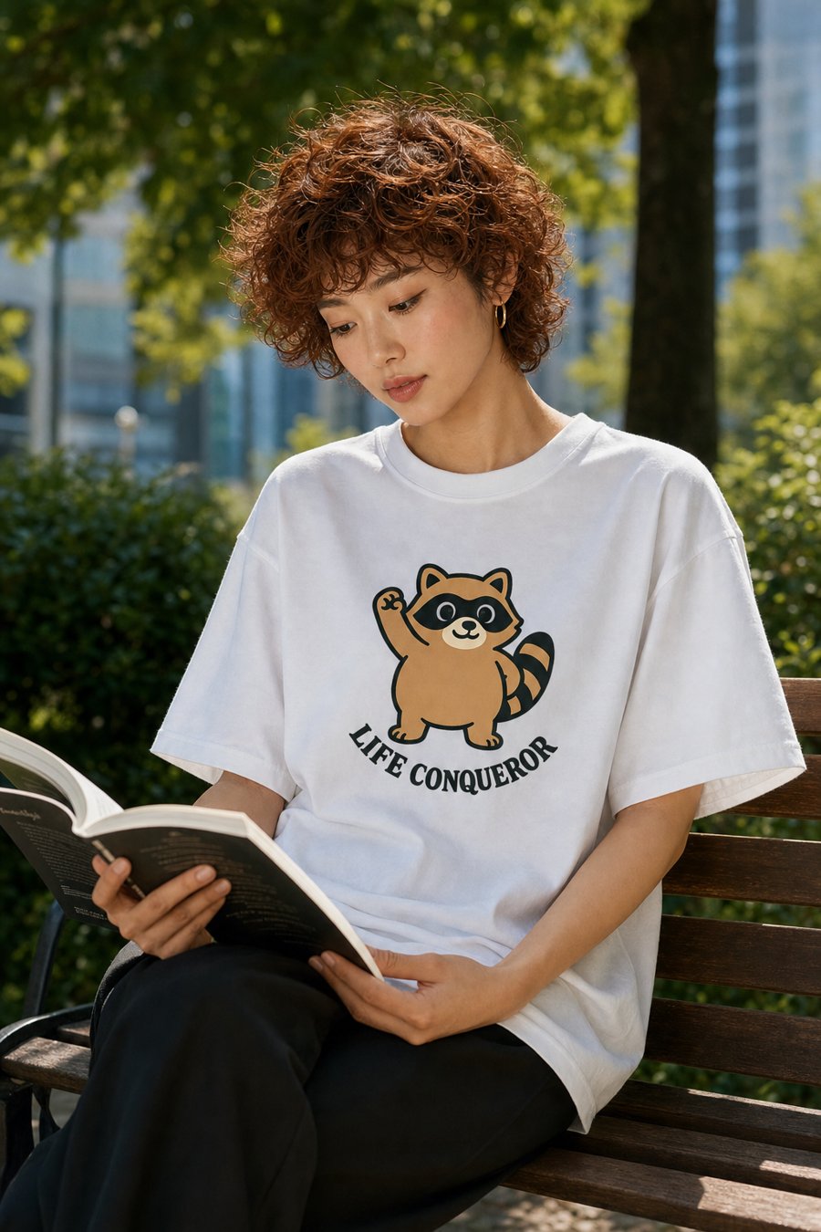 This Jimothy LIFE CONQUEROR tee basically makes me immortal.