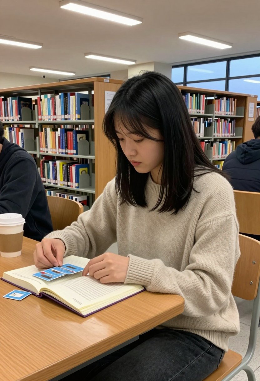 Cozy library core: The perfect beige sweater