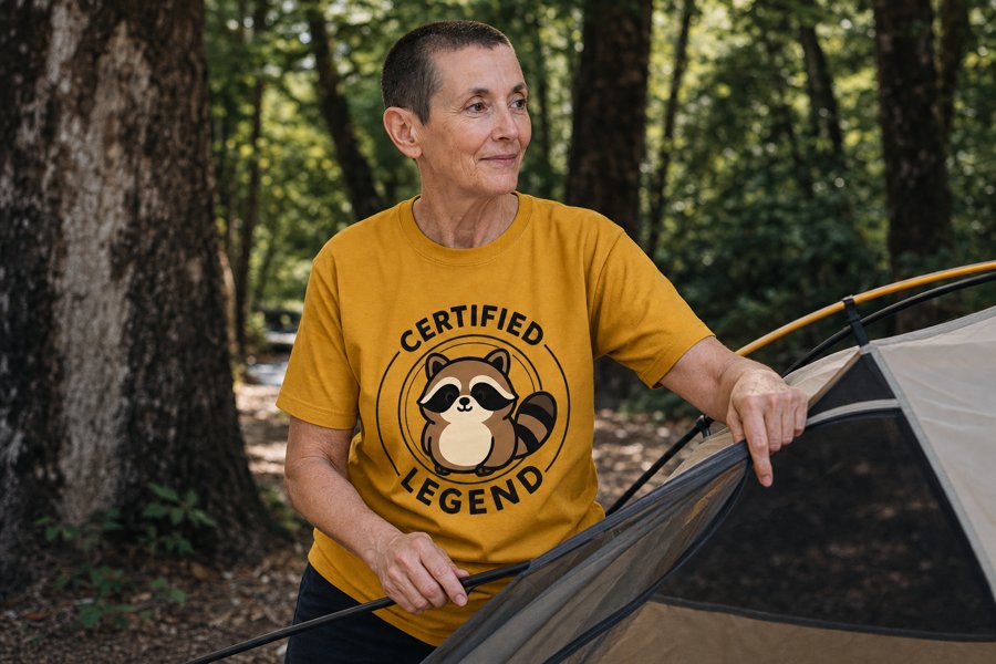 Aww, that round Jimotty mascot looks so innocent while declaring itself a CERTIFIED LEGEND.