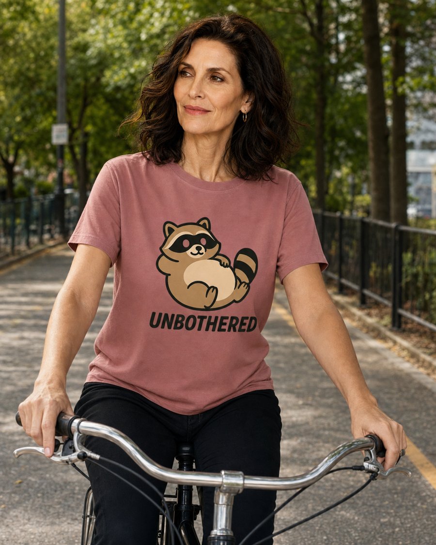 taking the Jimothy UNBOTHERED tee out for a bike spin