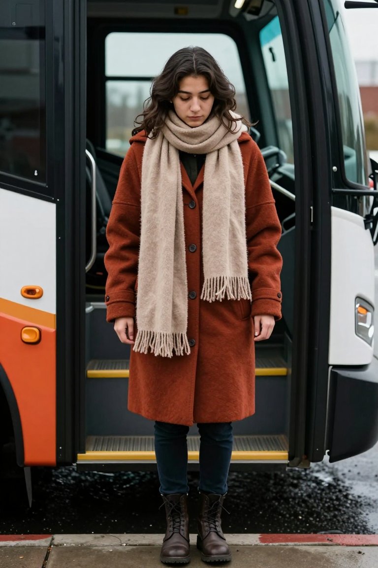 The rust coat that defines winter 2024