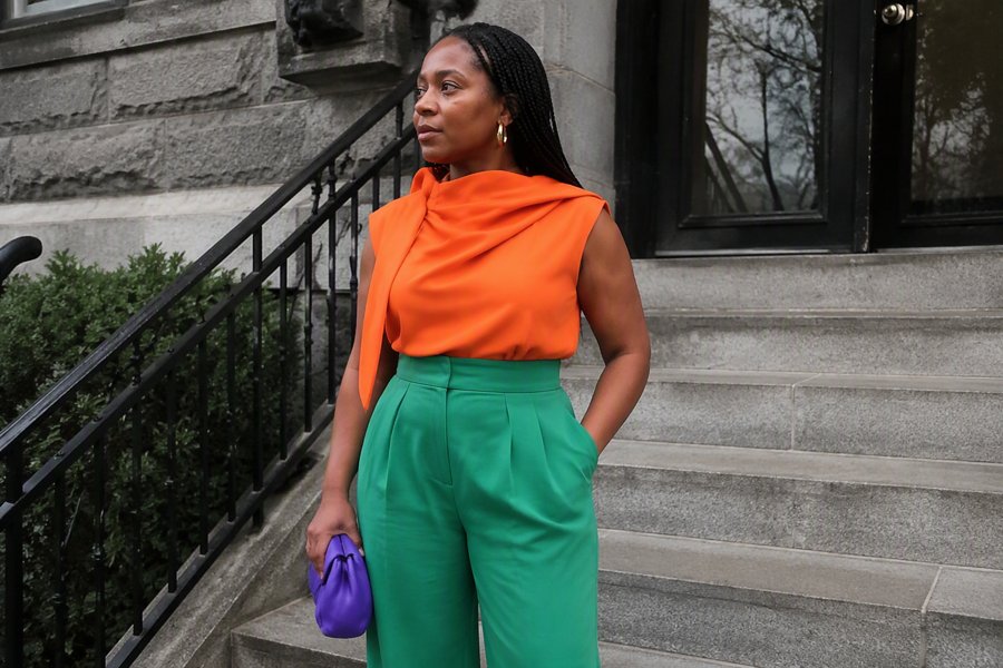 orange and green is a power move