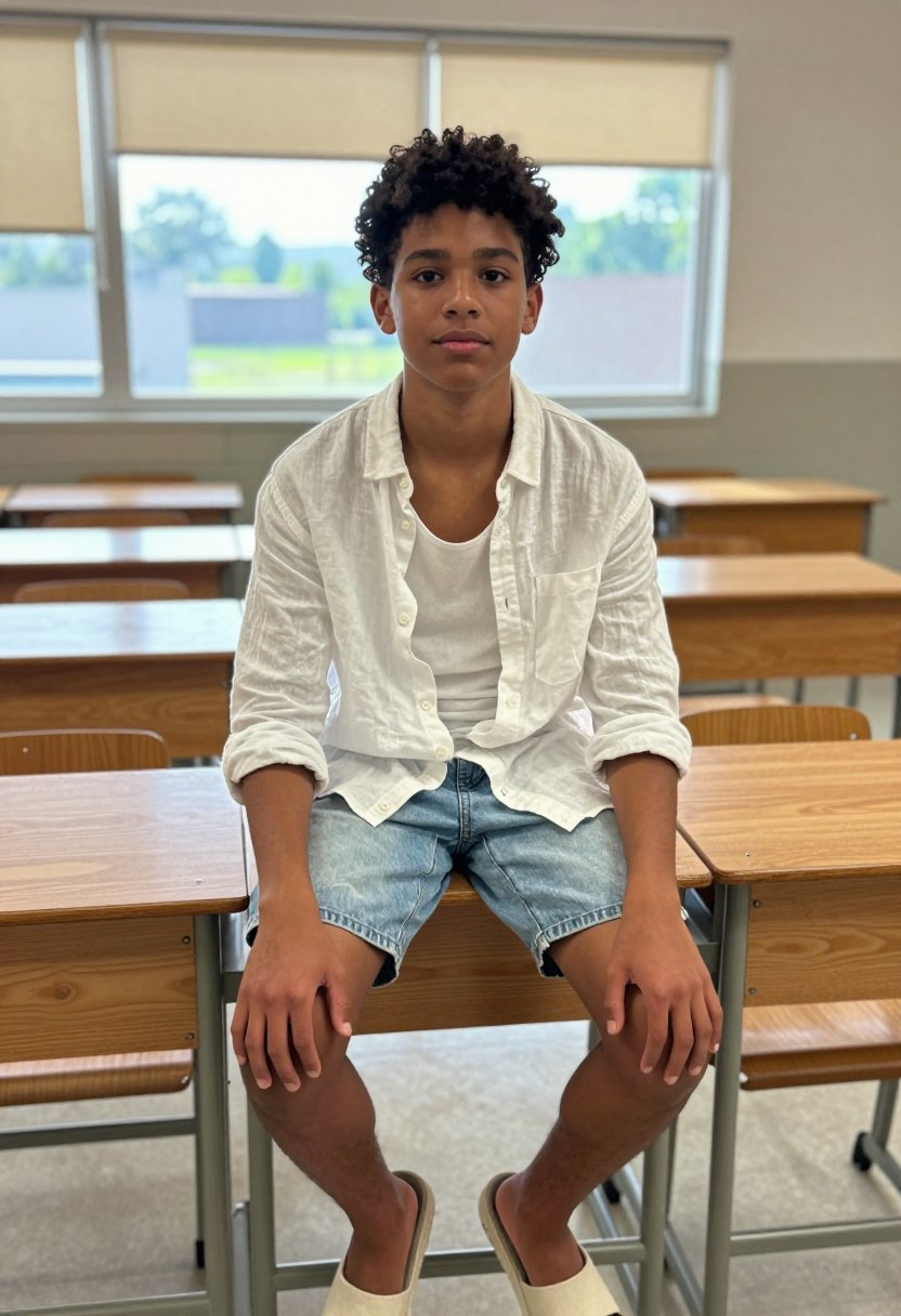 this white school fit is actually doing way too much