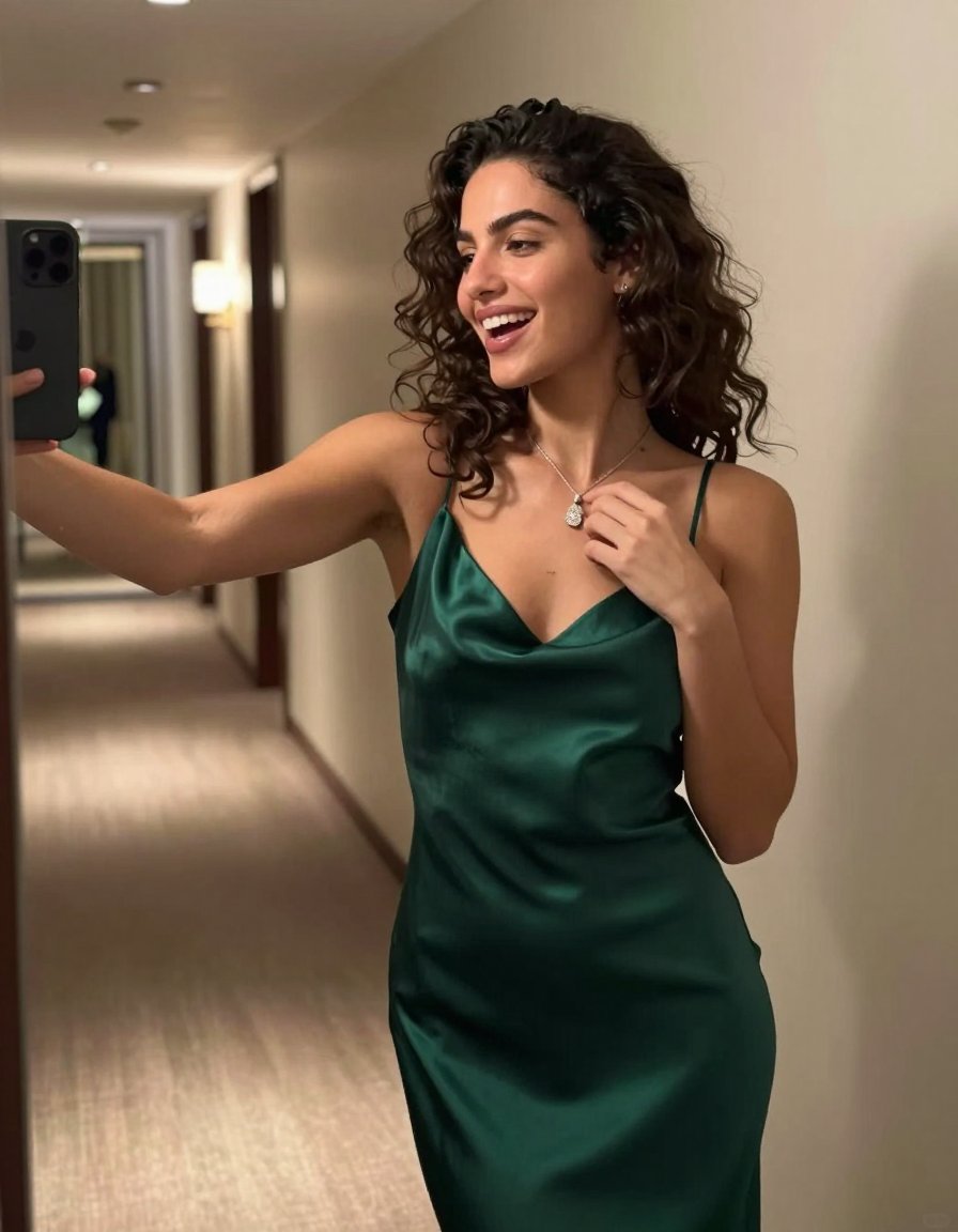 Ana de Armas' Emerald Slip Dress is Pure Glam