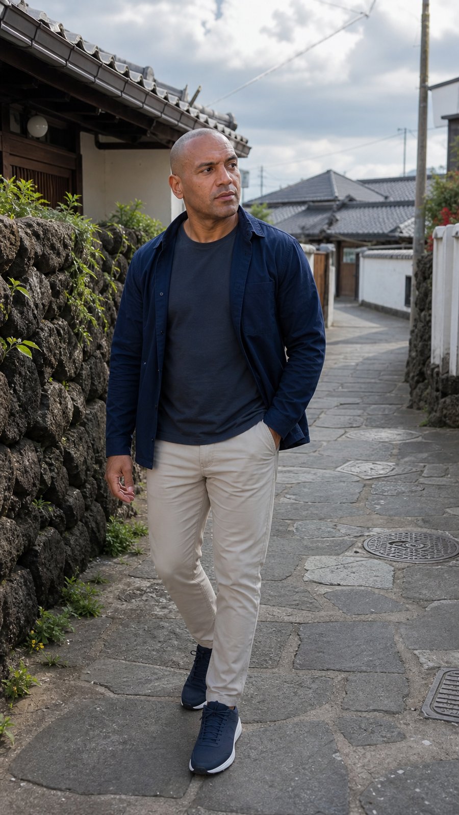 Trousers that actually clear the knees zone.