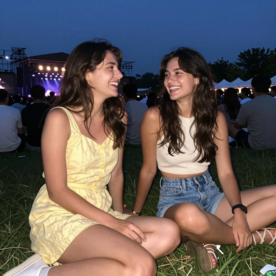 okay this yellow dress is doing something