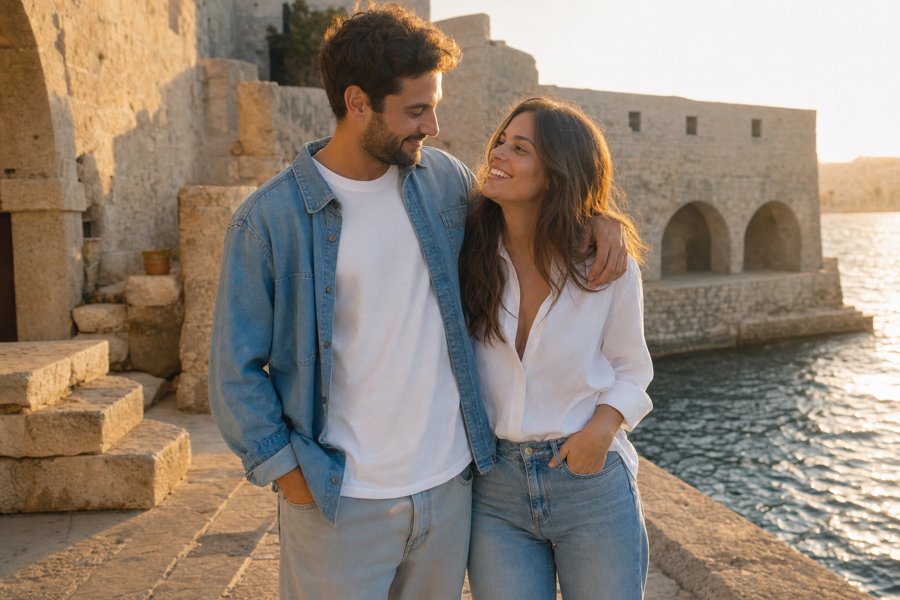 white shirts and denim jackets? honestly cute