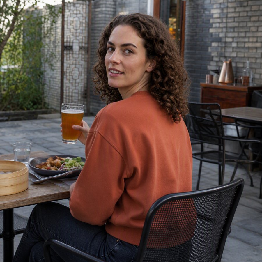 rust sweater energy is doing numbers right now