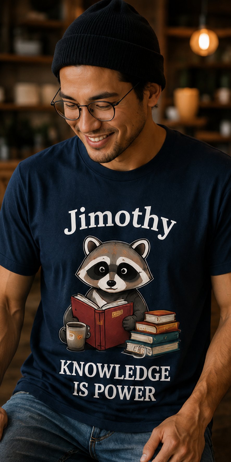Need this Jimothy KNOWLEDGE IS POWER tee for my next study sesh