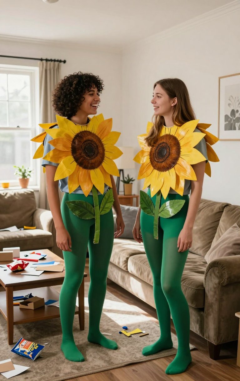 this sunflower fit is chaotic
