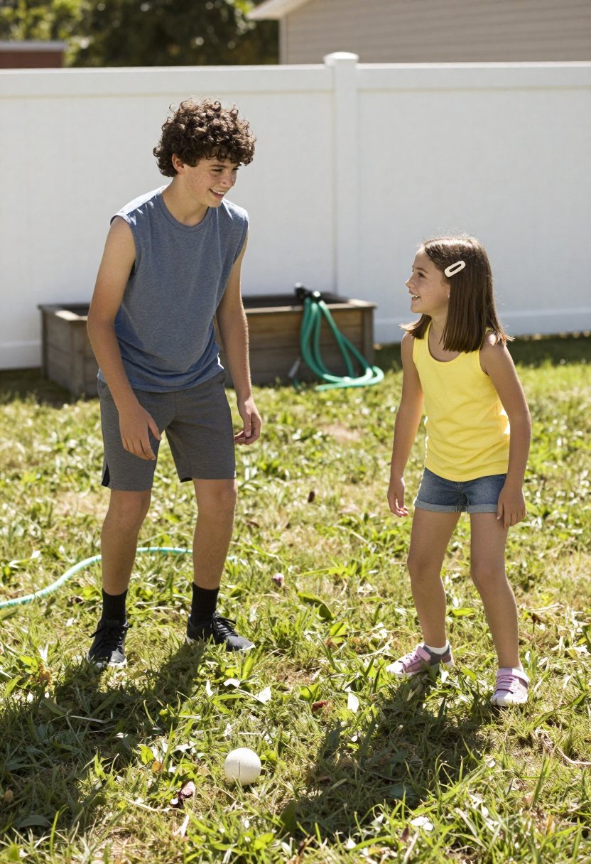 The go-to blue muscle tee for summer workouts.