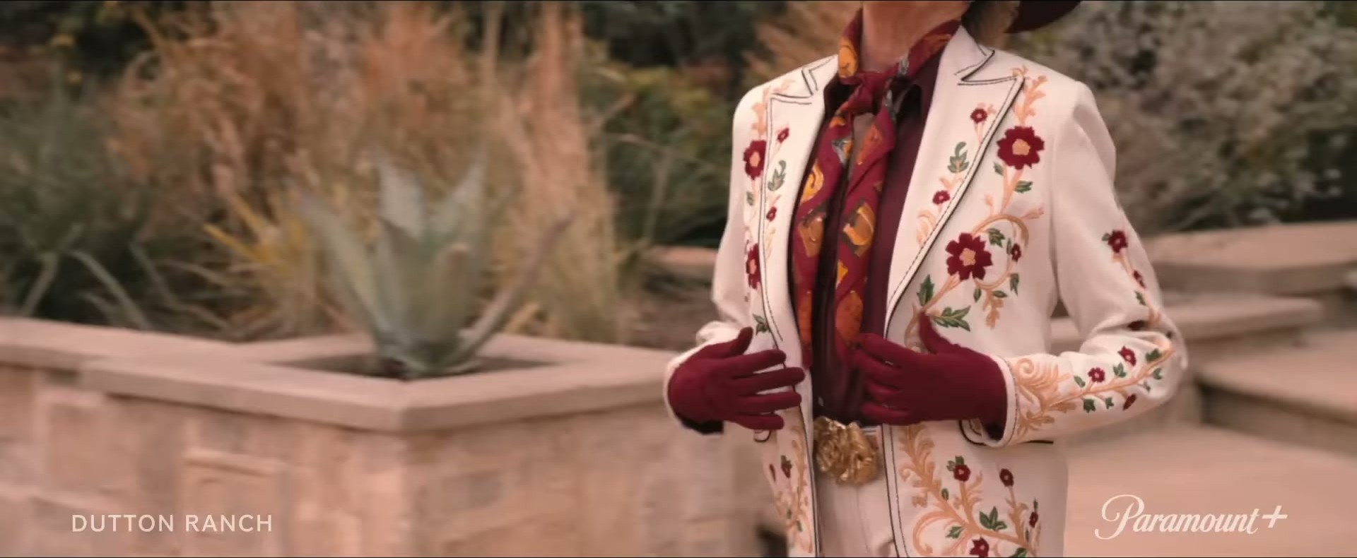from the Dutton Ranch on Paramount+ trailer — waiting for the horse to show up