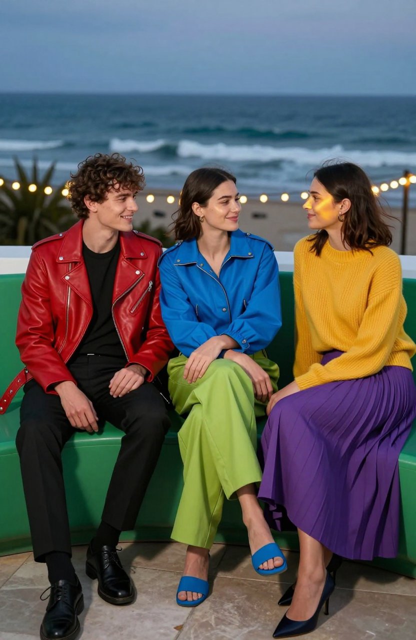 electric blue jacket energy is unmatched