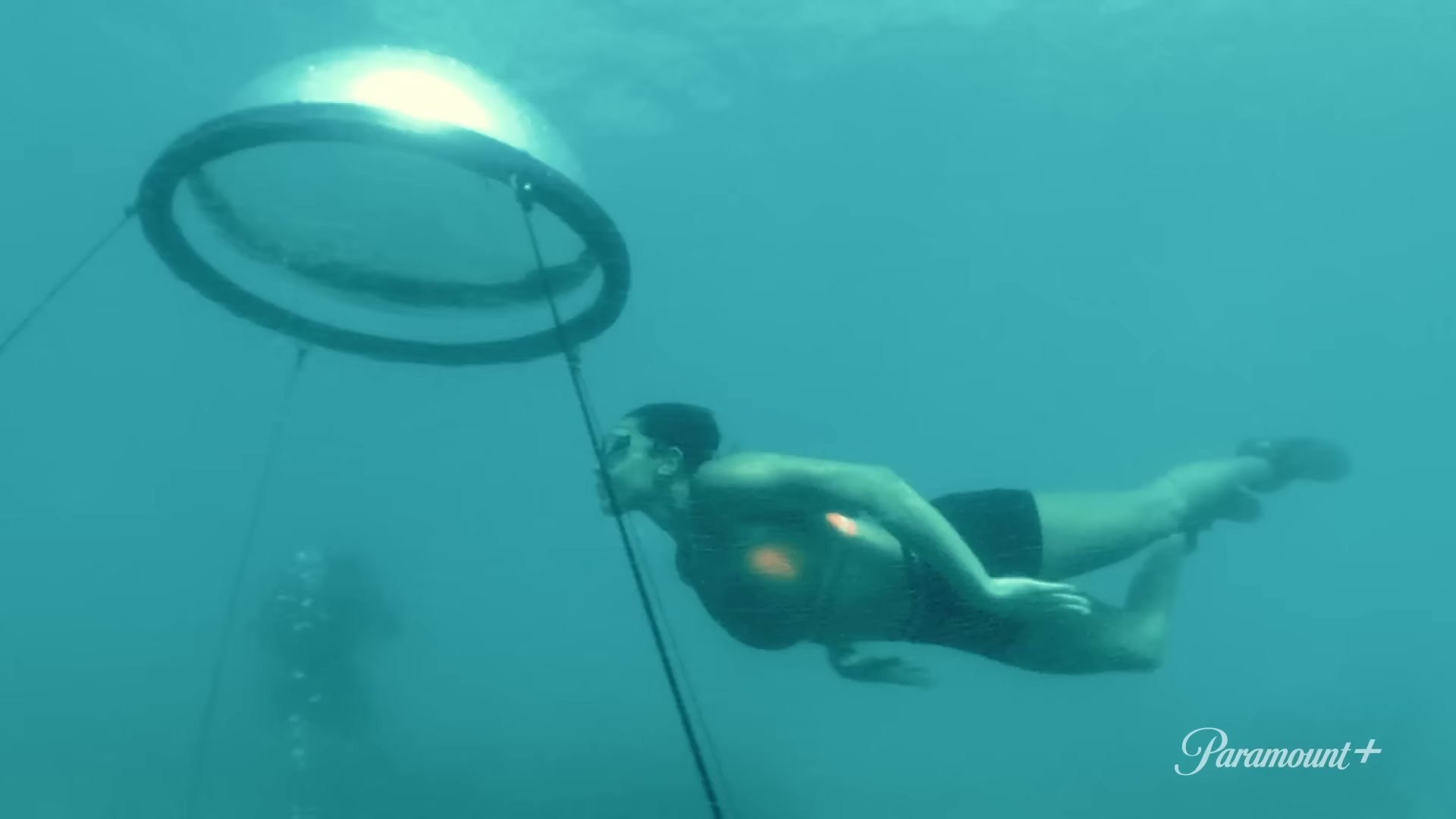 from The Challenge Cutthroat on Paramount+ trailer — that orange dot on the bra is such a tiny flex