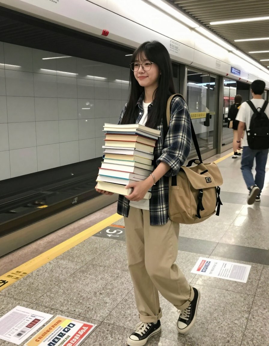 this plaid and cargo combo is literally my subway uniform