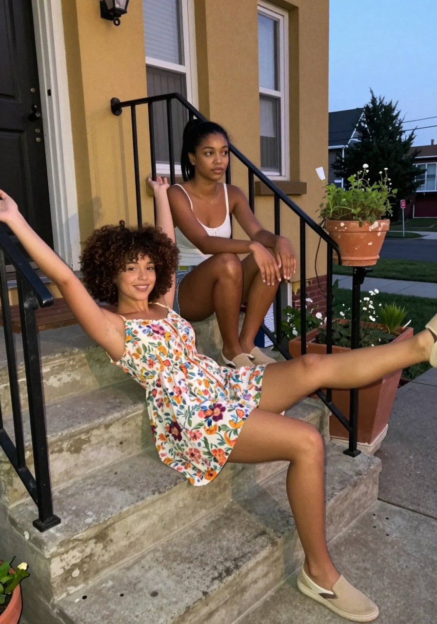 this floral romper is doing all the work
