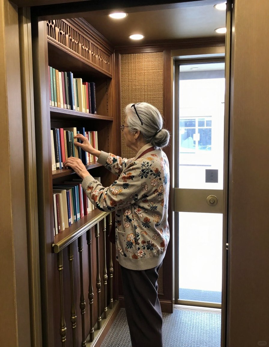 Cozy library core: The floral cardigan look
