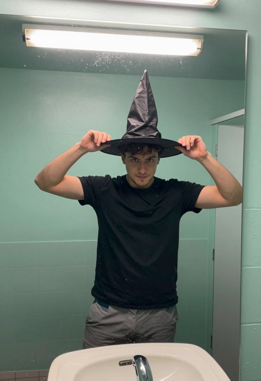 okay this hat is wild