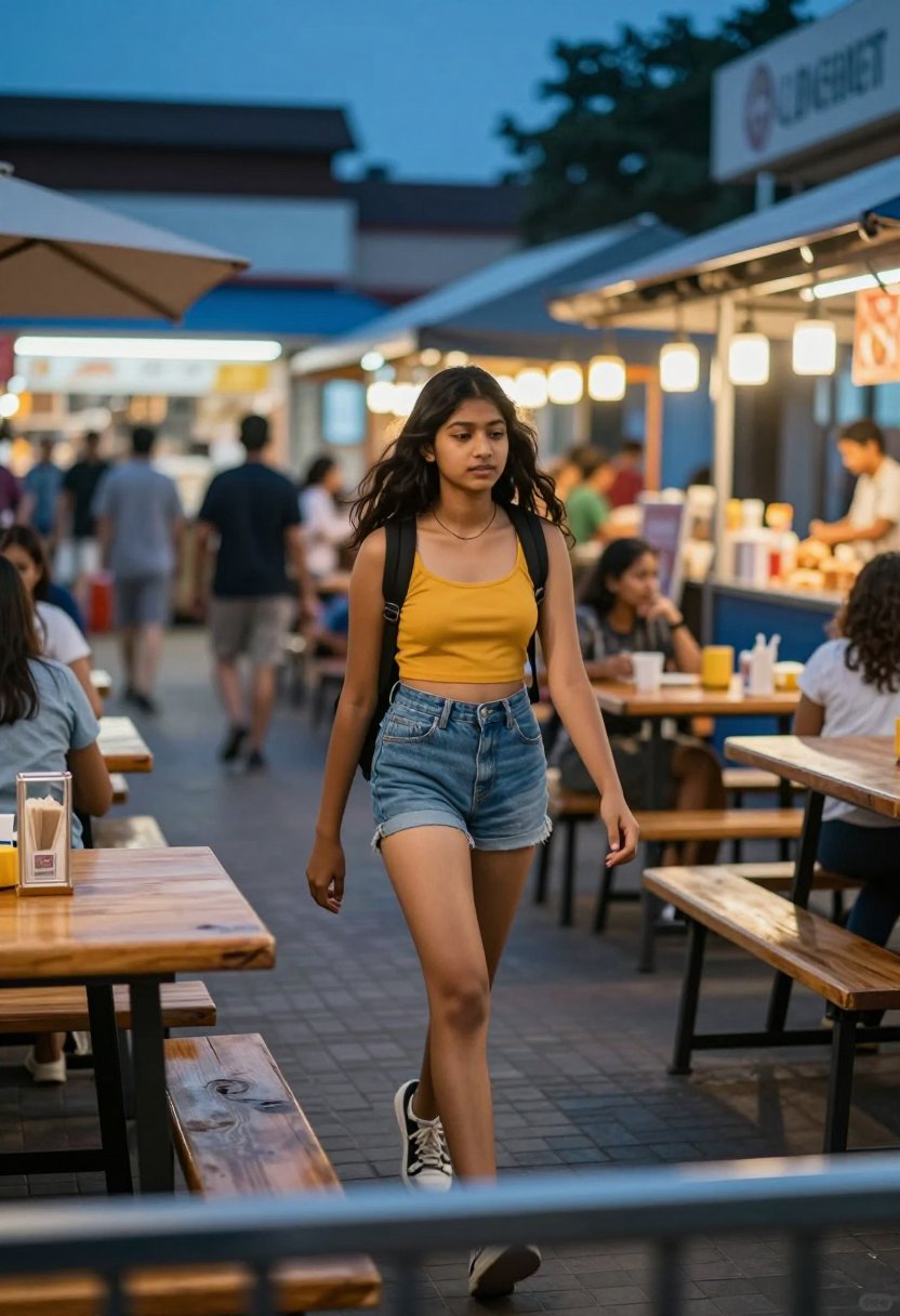 yellow tank top for the evening