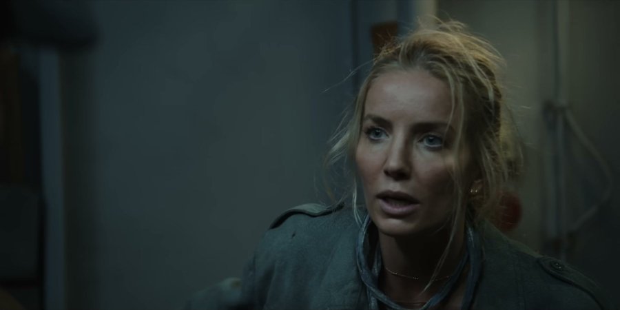 Annabelle Wallis in Mutiny — military jacket energy is exactly what i need