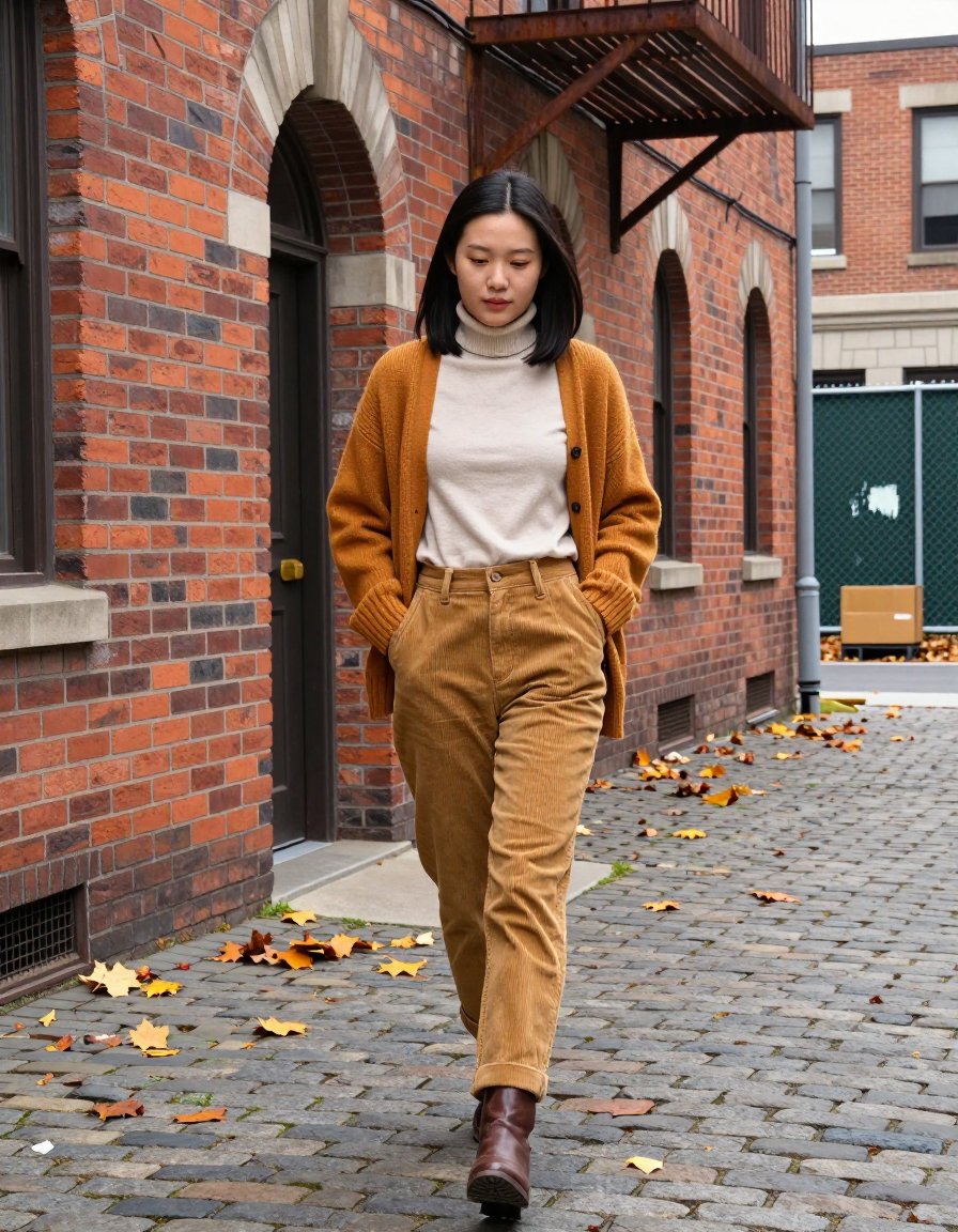 The perfect corduroy pant fit for fall