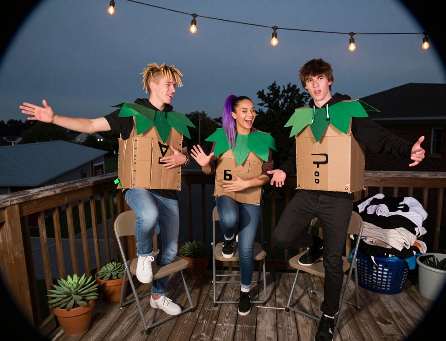 okay this cardboard box is doing *something*
