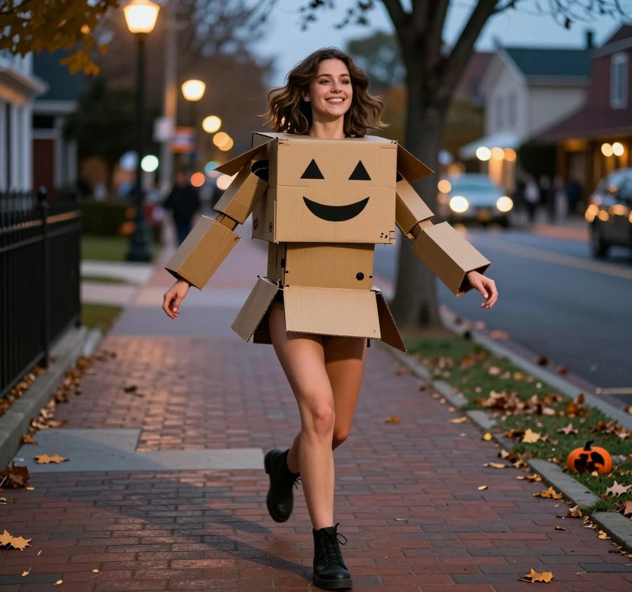 when you run out of ideas but have cardboard
