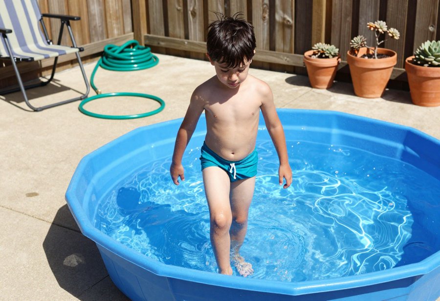 Teal Swim Trunks for Summer Splash