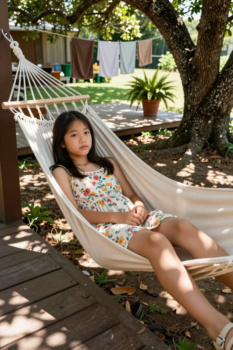 The perfect floral dress for hammock days