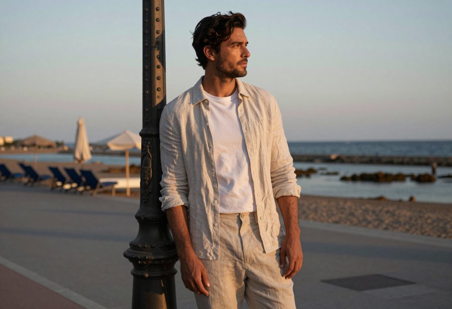 that linen texture looks so good in the sun
