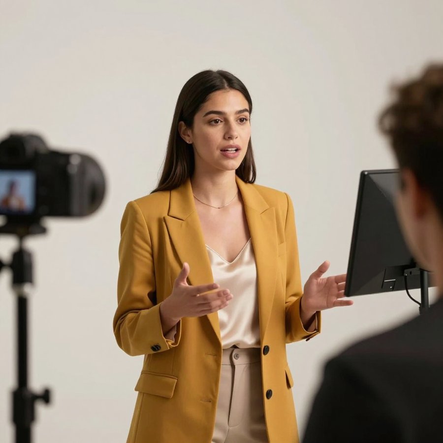 i didn't know i needed a mustard blazer until now