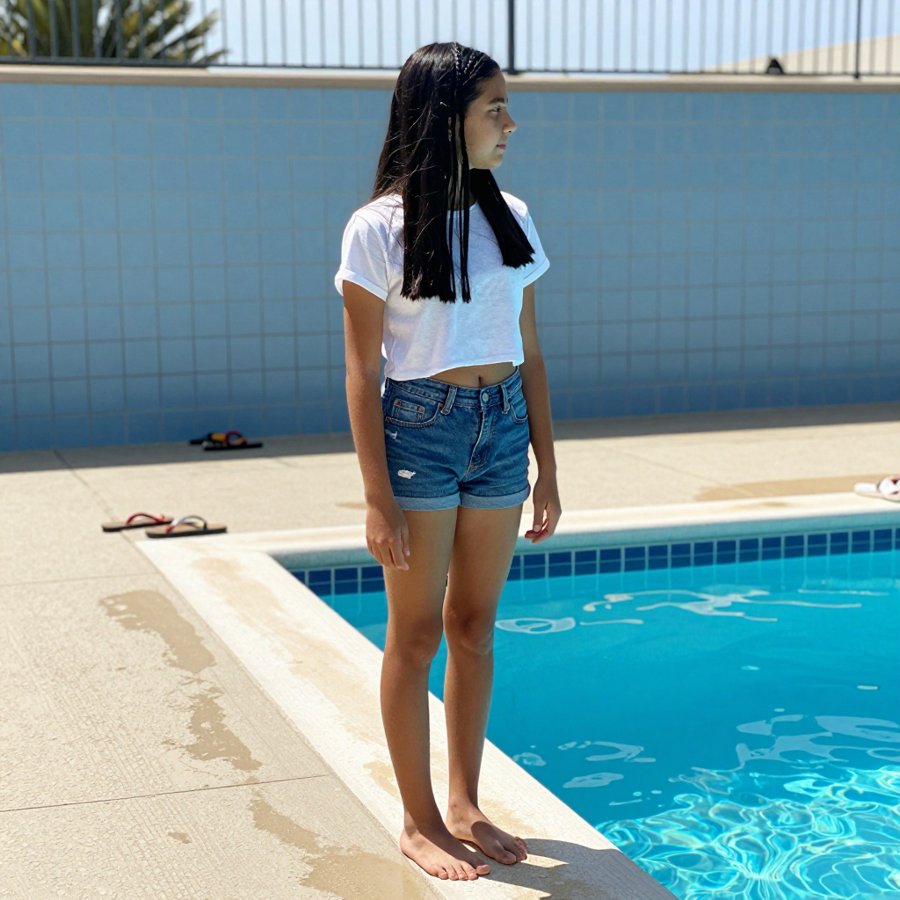 why does this white tee and shorts combo hit different
