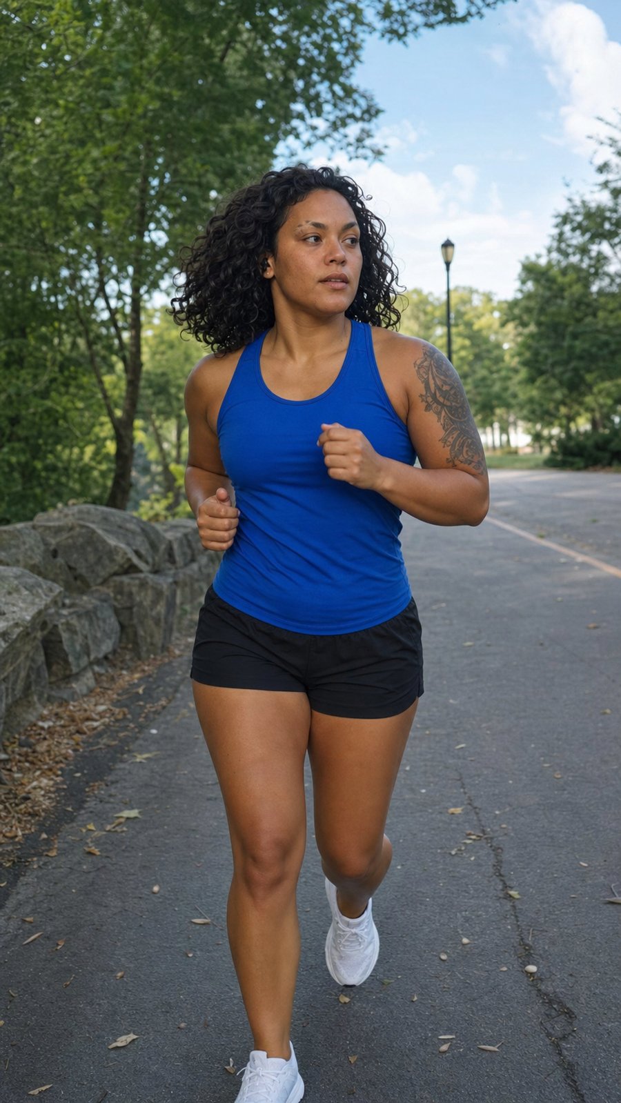 Your blue tank is doing the heavy lifting for this heat.