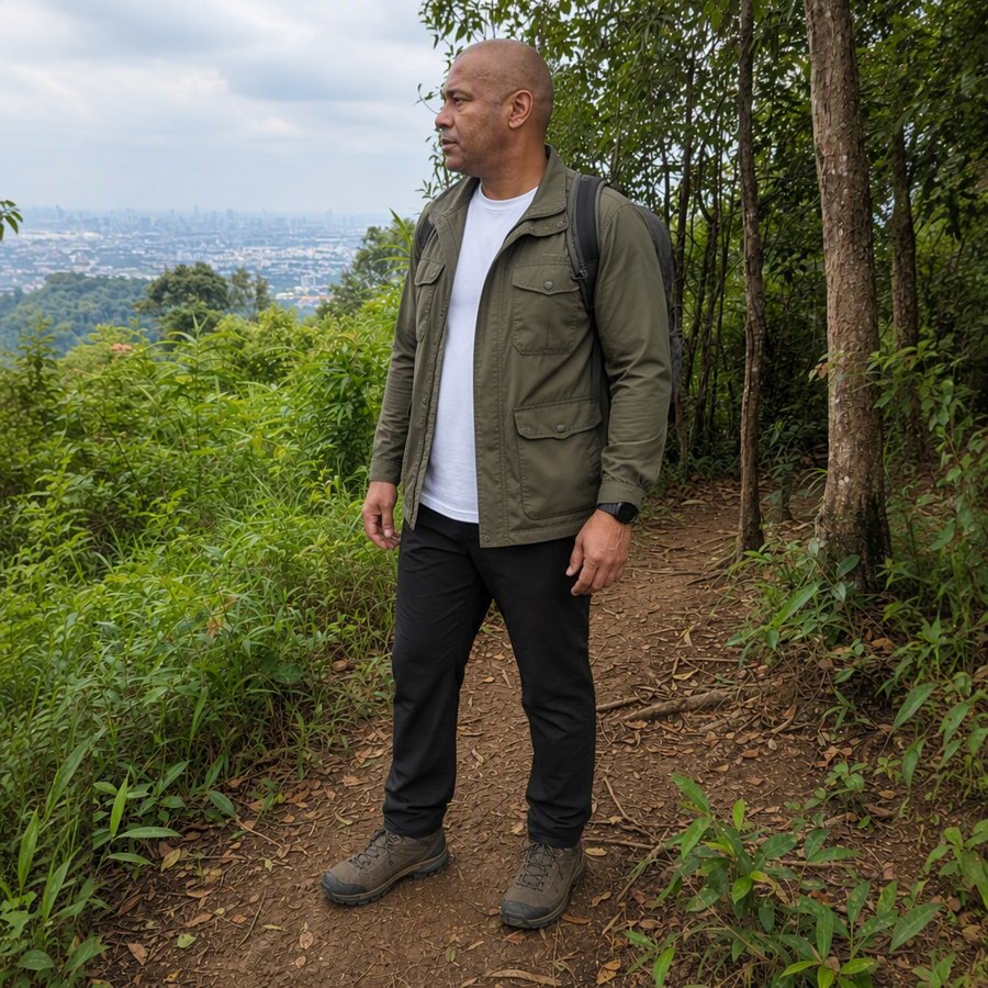 obsessed with how good that olive field jacket looks