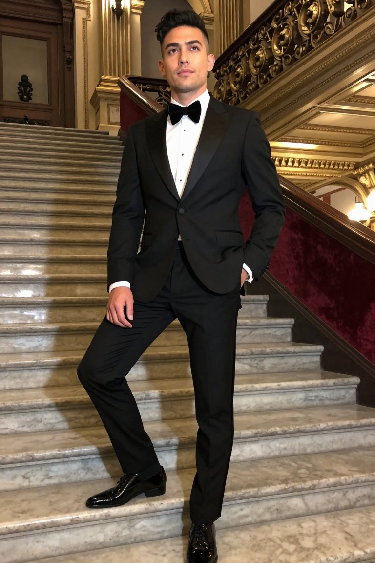 this tuxedo is doing too much and i’m obsessed