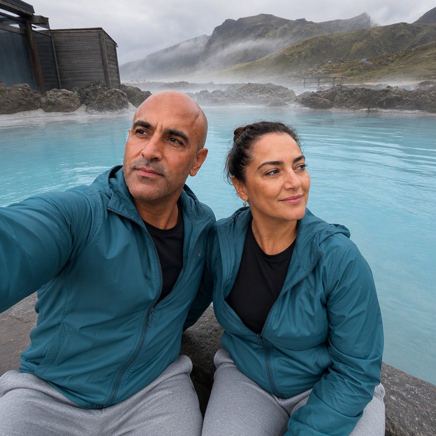 Matching windbreakers are a valid love language.